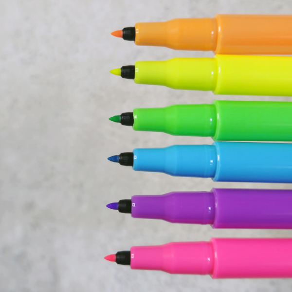 Flexible gummierte Pinselspitze